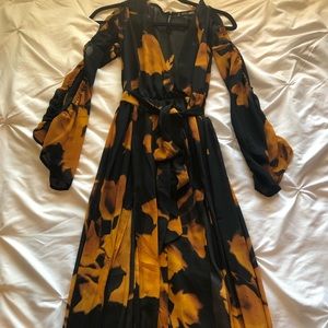 Long sleeve maxi dress